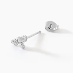 Histoire d'Or Boucles D'oreilles Puces Argent Blanc Bee Good Oxyde De Zirconium Online
