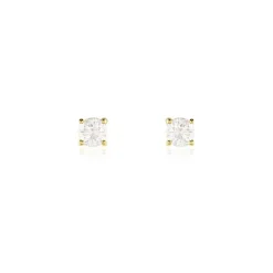 Histoire d'Or Boucles D'oreilles Puces Aphrodite or jaune diamant Hot