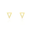Histoire d'Or Boucles D'oreilles Puces Anne-berengere Triangle Or Jaune Outlet