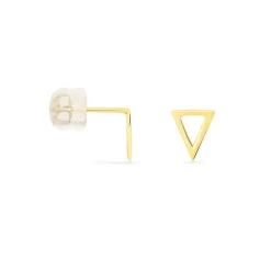 Histoire d'Or Boucles D'oreilles Puces Anne-berengere Triangle Or Jaune Outlet
