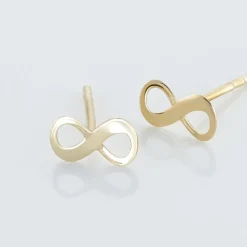 Histoire d'Or Boucles D'oreilles Puces Annie-francoise Infini Or Jaune Hot