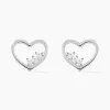 Histoire d'Or Boucles D'oreilles Puces Argent Blanc Shelan Oxydes De Zirconium Outlet