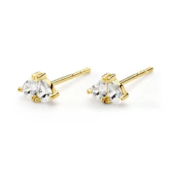 Histoire d'Or Boucles D'oreilles Puces Amandia Or Jaune Oxyde De Zirconium Online