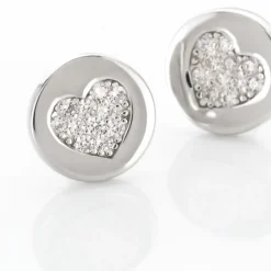 Histoire d'Or Boucles D'oreilles Puces Argent Blanc Chaker Oxydes De Zirconium Clearance