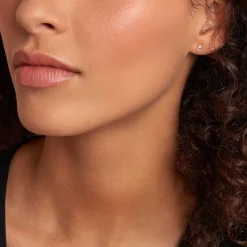 Histoire d'Or Boucles D'oreilles Puces Ashtad Or Jaune Oxyde De Zirconium Hot