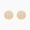 Histoire d'Or Boucles D'Oreilles Puces Adonijah Or Bicolore Online