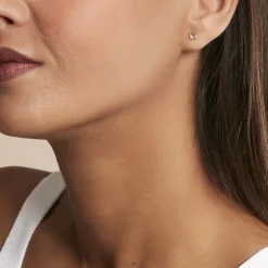 Histoire d'Or Boucles D'oreilles Puces Argent Rose Rio Santa Teresa Oxyde argent rose oxyde champagne Outlet