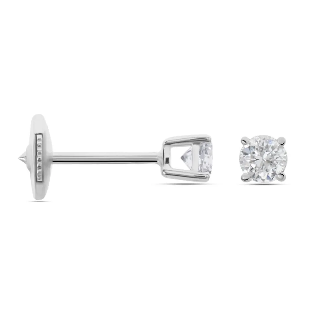 Histoire d'Or Boucles D'oreilles Puces Aphrodite or blanc diamant Outlet