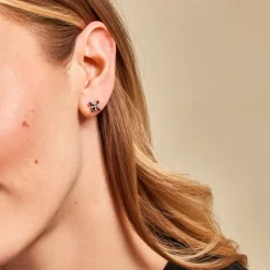 Histoire d'Or Boucles D'oreilles Puces Anabele Or Rose Topaze Oxyde or rose topaze bleu london Clearance