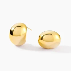 Histoire d'Or Boucles D'oreilles Puces Adoree Acier Jaune New