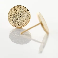 Histoire d'Or Boucles D'oreilles Puces Blanka plaqué or jaune New