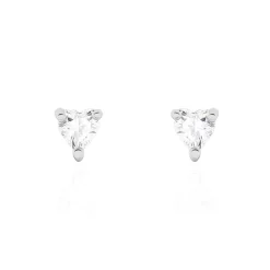 Histoire d'Or Boucles D'oreilles Puces Breana Argent Blanc Oxyde De Zirconium Best