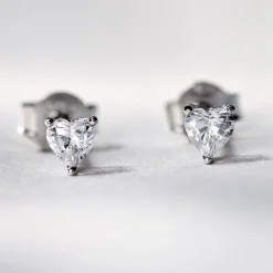 Histoire d'Or Boucles D'oreilles Puces Breana Argent Blanc Oxyde De Zirconium Best