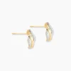 Histoire d'Or Boucles D'oreilles Puces Bathilde Or Jaune Diamant Discount