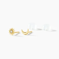 Histoire d'Or Boucles D'oreilles Puces Berberis Or Jaune Oxyde Online