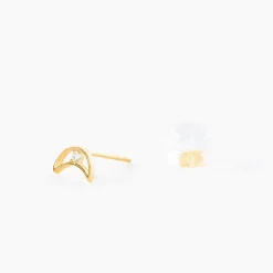 Histoire d'Or Boucles D'Oreilles Puces Brent Or Jaune Oxyde De Zirconium Sale
