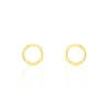Histoire d'Or Boucles D'oreilles Puces Berangere Cercle Or Jaune Discount