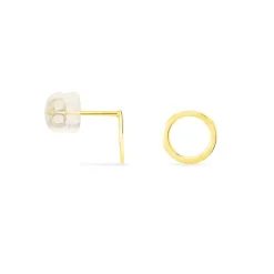 Histoire d'Or Boucles D'oreilles Puces Berangere Cercle Or Jaune Discount
