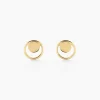 Histoire d'Or Boucles D'oreilles Puces Berangere Cercle 4 Or Jaune Clearance