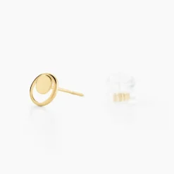 Histoire d'Or Boucles D'oreilles Puces Berangere Cercle 4 Or Jaune Clearance