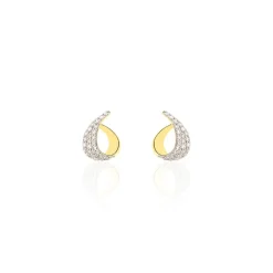 Histoire d'Or Boucles D'oreilles Puces Boucle D'or Or Jaune Oxyde De Zirconium Online