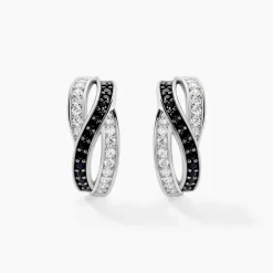 Histoire d'Or Boucles D'oreilles Puces Bethany Argent Blanc Oxyde De Zirconium Online
