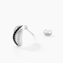 Histoire d'Or Boucles D'oreilles Puces Bethany Argent Blanc Oxyde De Zirconium Online