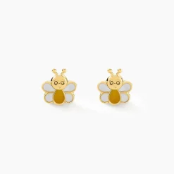 Histoire d'Or Boucles D'oreilles Puces Buz Or Jaune Discount