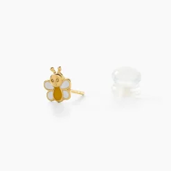 Histoire d'Or Boucles D'oreilles Puces Buz Or Jaune Discount