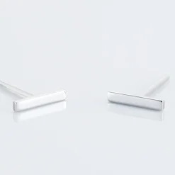 Histoire d'Or Boucles D'oreilles Puces Birati argent blanc Sale