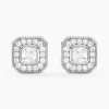 Histoire d'Or Boucles D'oreilles Puces Baroque Party Argent Blanc Oxyde De Zirconium Hot