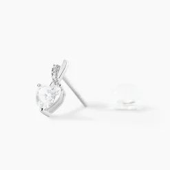 Histoire d'Or Boucles D'oreilles Puces Clothilde De Zirconium or blanc oxyde Clearance