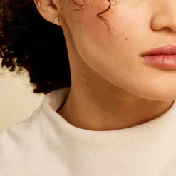 Histoire d'Or Boucles D'oreilles Puces Constancia Or Jaune Oxyde De Zirconium Online