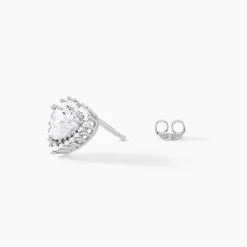 Histoire d'Or Boucles D'oreilles Puces Calvi De Zirconium argent blanc oxyde Hot