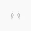 Histoire d'Or Boucles D'oreilles Puces Callum Or Blanc Diamant Best