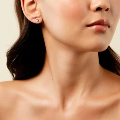 Histoire d'Or Boucles D'Oreilles Puces Creighton Or Jaune Topaze Oxyde De Zirconium Clearance