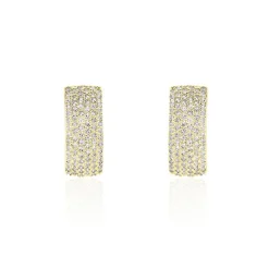 Histoire d'Or Boucles D'oreilles Puces Charlotte or jaune diamant