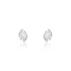 Histoire d'Or Boucles D'oreilles Puces Couteau Argent Blanc Oxyde De Zirconium Best