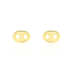 Histoire d'Or Boucles D'oreilles Puces Cara Or Jaune New