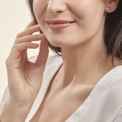 Histoire d'Or Boucles D'oreilles Puces Donna Coeurs Ajoures Or Rose