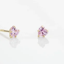 Histoire d'Or Boucles D'oreilles Puces Daria Or Jaune Oxyde or jaune oxyde rose New