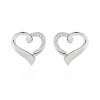 Histoire d'Or Boucles D'oreilles Puces Daviane Argent Blanc Oxyde De Zirconium Best