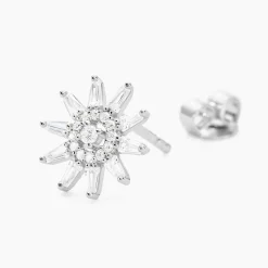 Histoire d'Or Boucles D'oreilles Puces Daisy Argent Blanc Oxyde De Zirconium Outlet