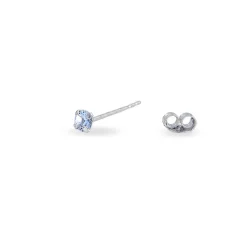 Histoire d'Or Boucles D'oreilles Puces Daria Or Blanc Oxyde De Zirconium Sale