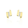 Histoire d'Or Boucles D'oreilles Puces Dolene Or Jaune Diamant Discount