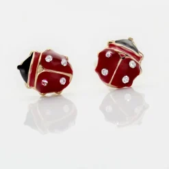 Histoire d'Or Boucles D'oreilles Puces Deena Or Jaune Oxyde De Zirconium