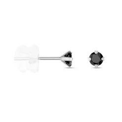 Histoire d'Or Boucles D'oreilles Puces Daria Or Blanc Oxyde De Zirconium Best