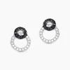 Histoire d'Or Boucles D'oreilles Puces Diana Argent Blanc Oxyde De Zirconium New