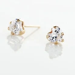 Histoire d'Or Boucles D'oreilles Puces Daria Coeur or jaune oxyde Best