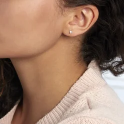 Histoire d'Or Boucles D'oreilles Puces Daria Coeur or jaune oxyde Best